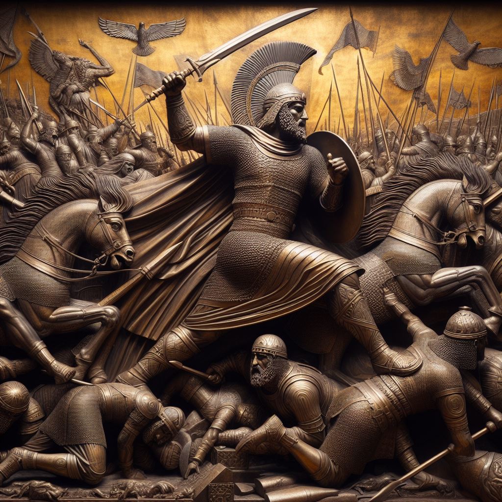 Assyrians-equipped with superior iron weapons and armors