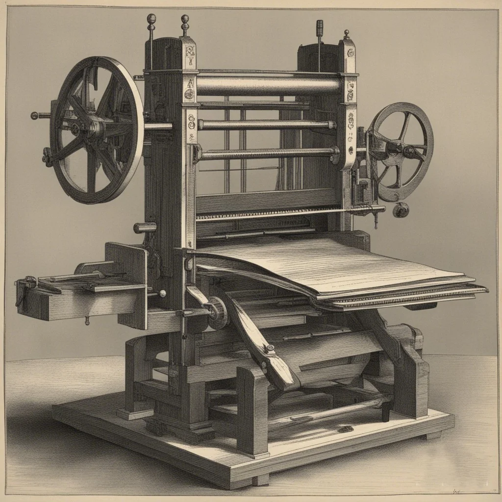 Invention of printing press