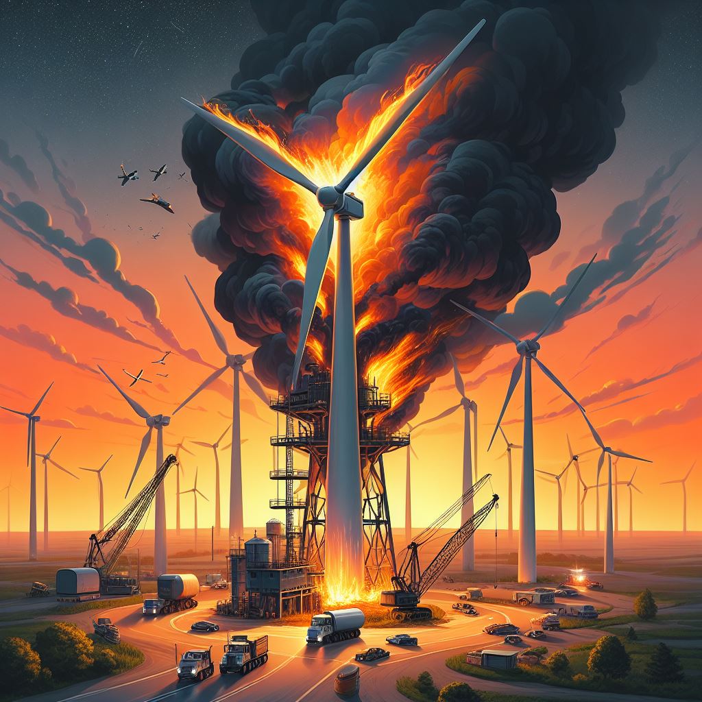 Lubricating Oil Leaks and Fire Risks in Windmill