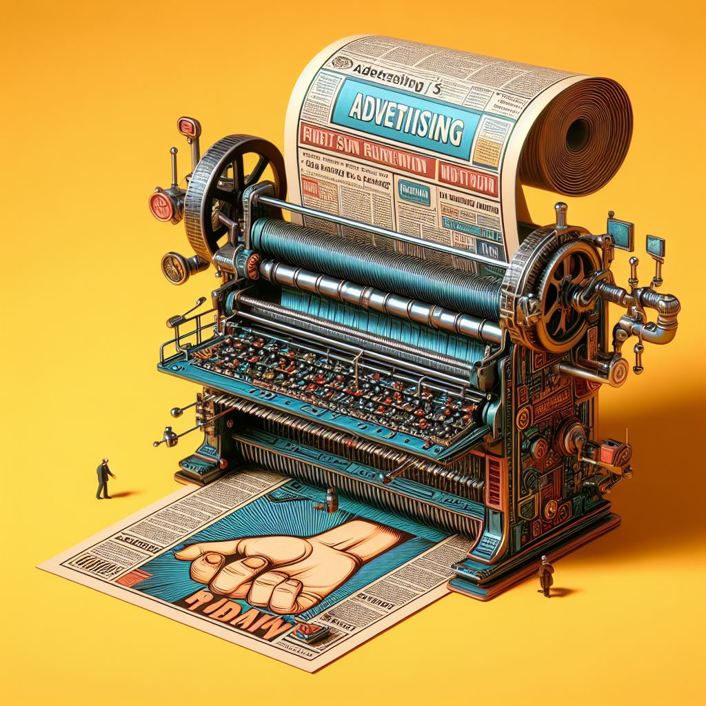 Printing press impact on Advertising