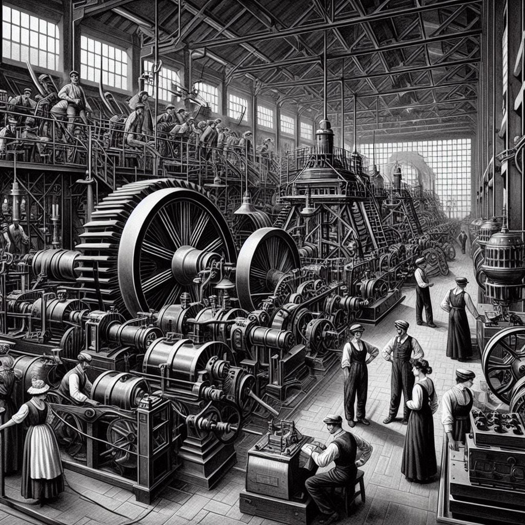 Impact of Electric Motor on Industrial Revolution