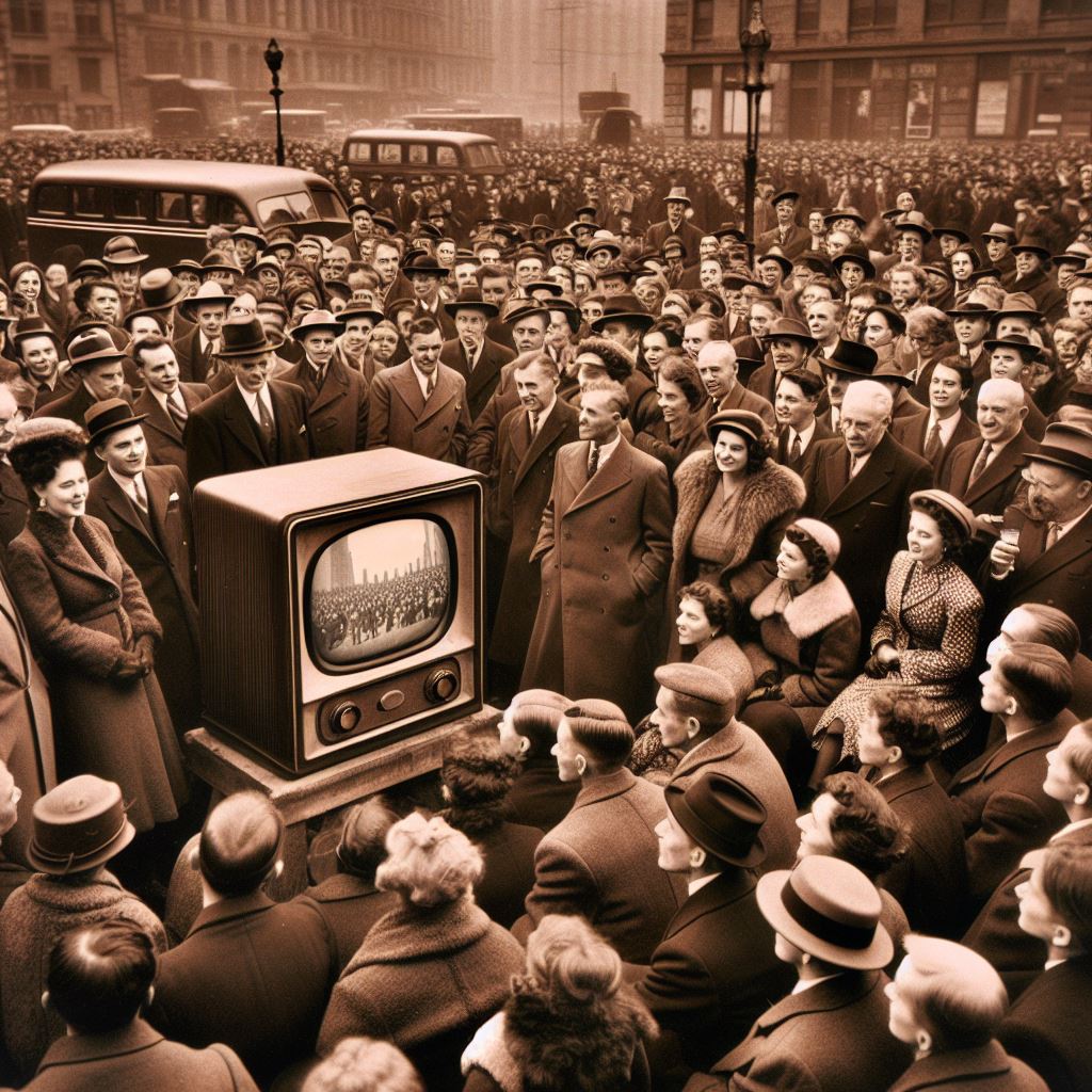 first public demonstration of television