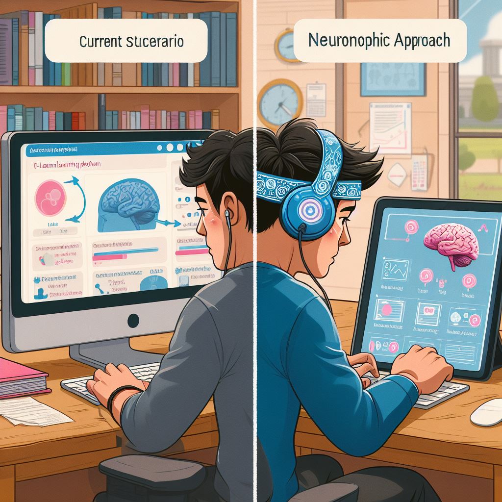Personalized Learning with Neuromorphic Computing