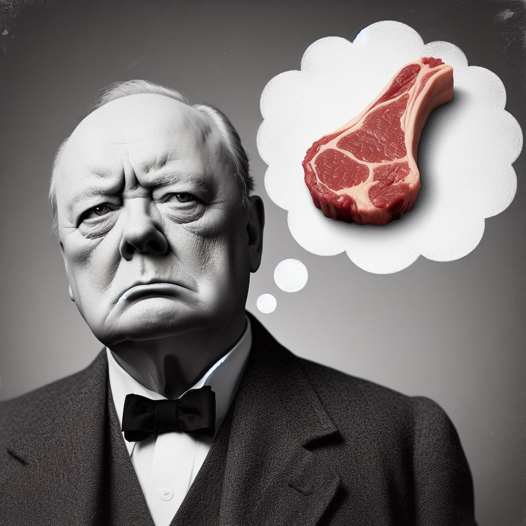 Winston Churchill on Lab grown Meat