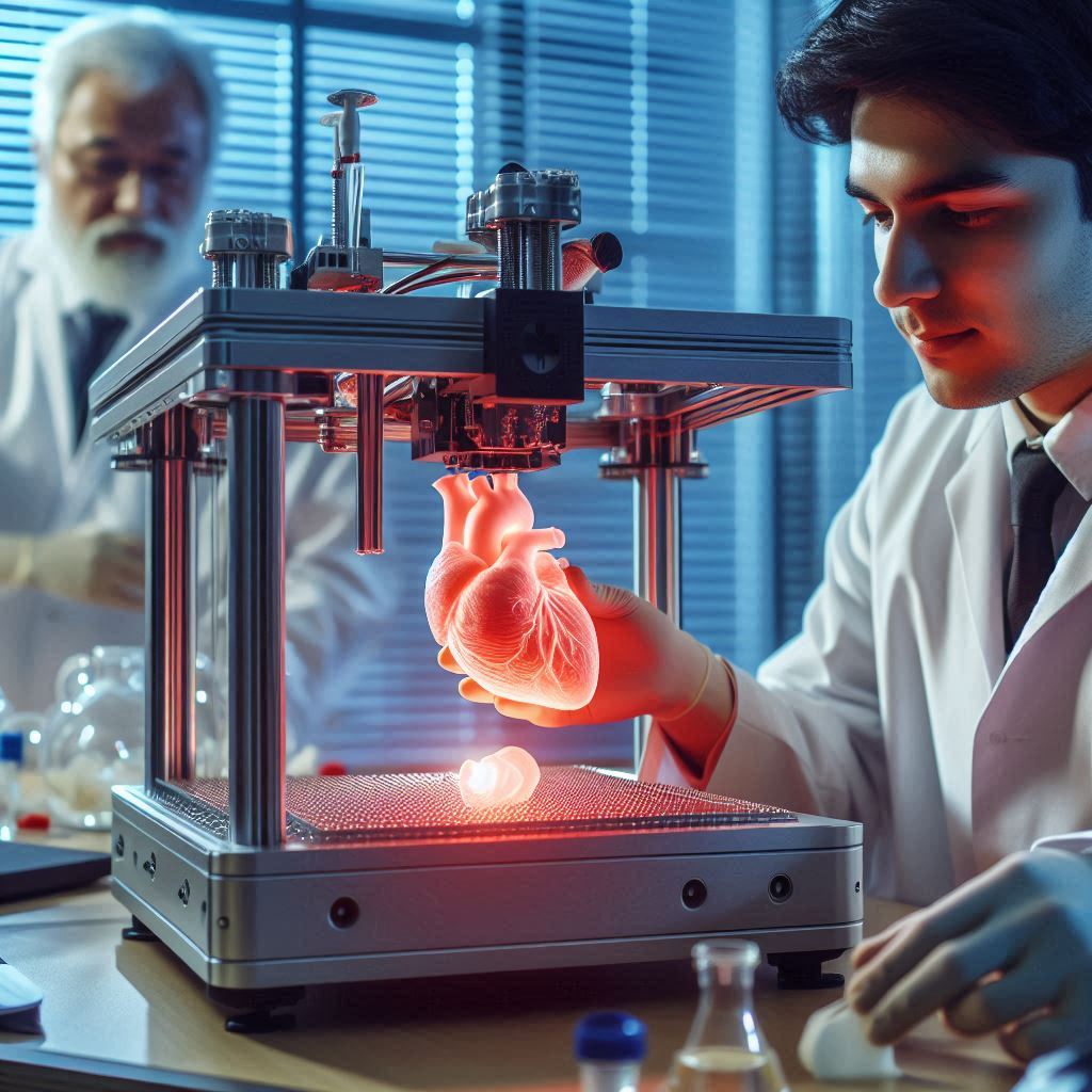 3D Printed heart to Living tissue- cultivation