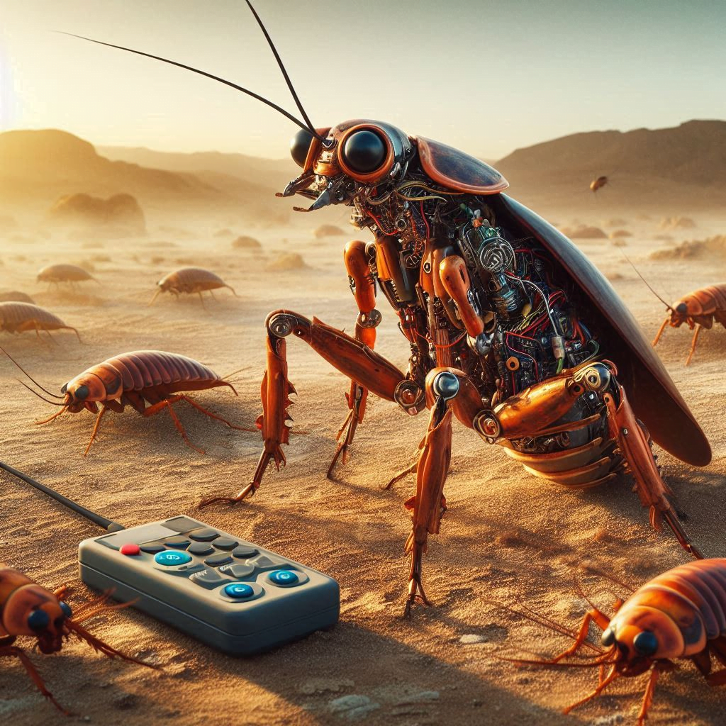 Remote-Controlled Cyborg Cockroaches
