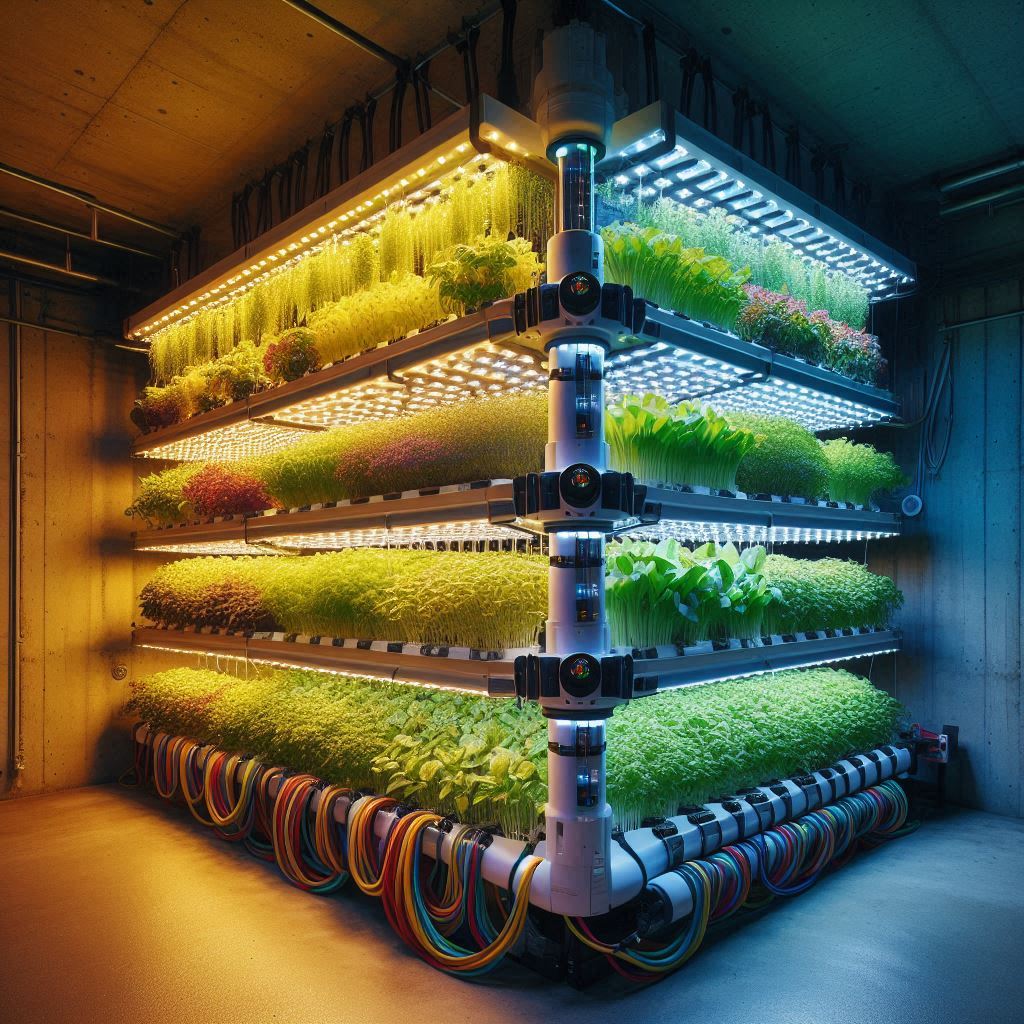 Lighting for Indoor vertical farming in house basement