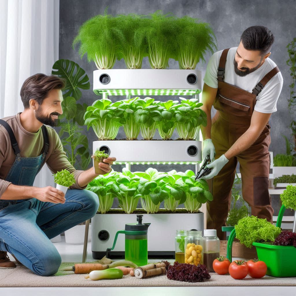 Planting and Maintaining Your Crops- vertical farming at home- nutrient management, Pest Patrol