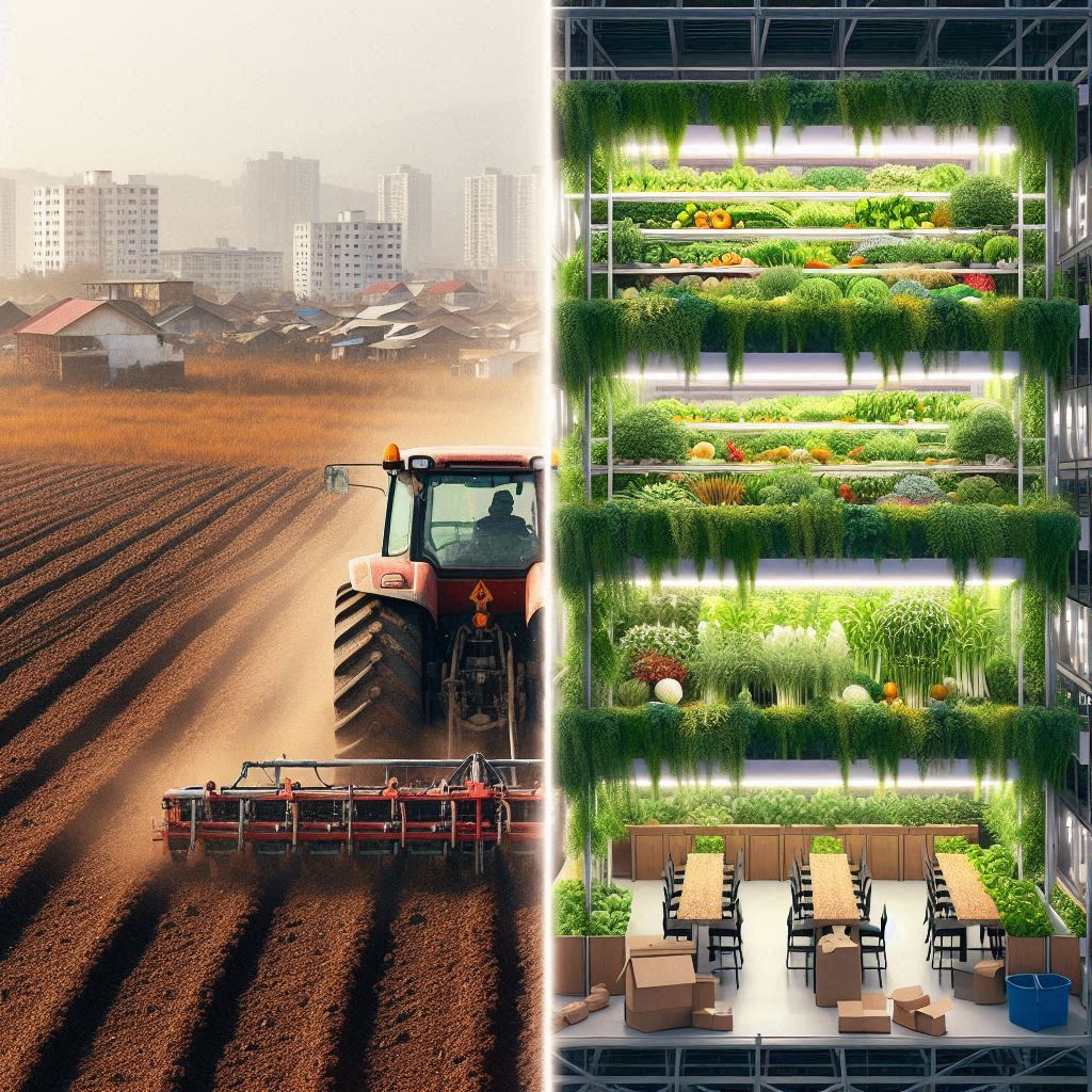 Vertical Farming VS Traditional farming- Environmental Impact