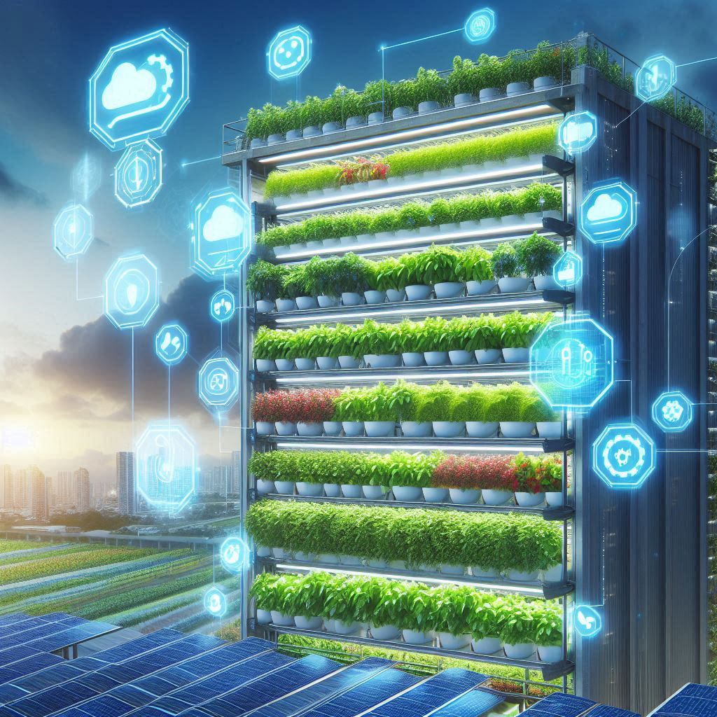 Vertical farms rely heavily on technology for automation, climate control, and data analysis.