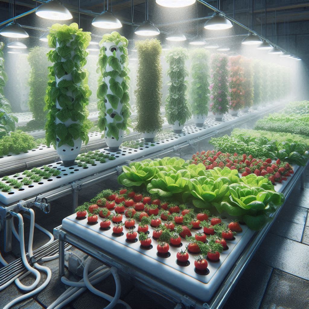 hydroponics and aeroponics.