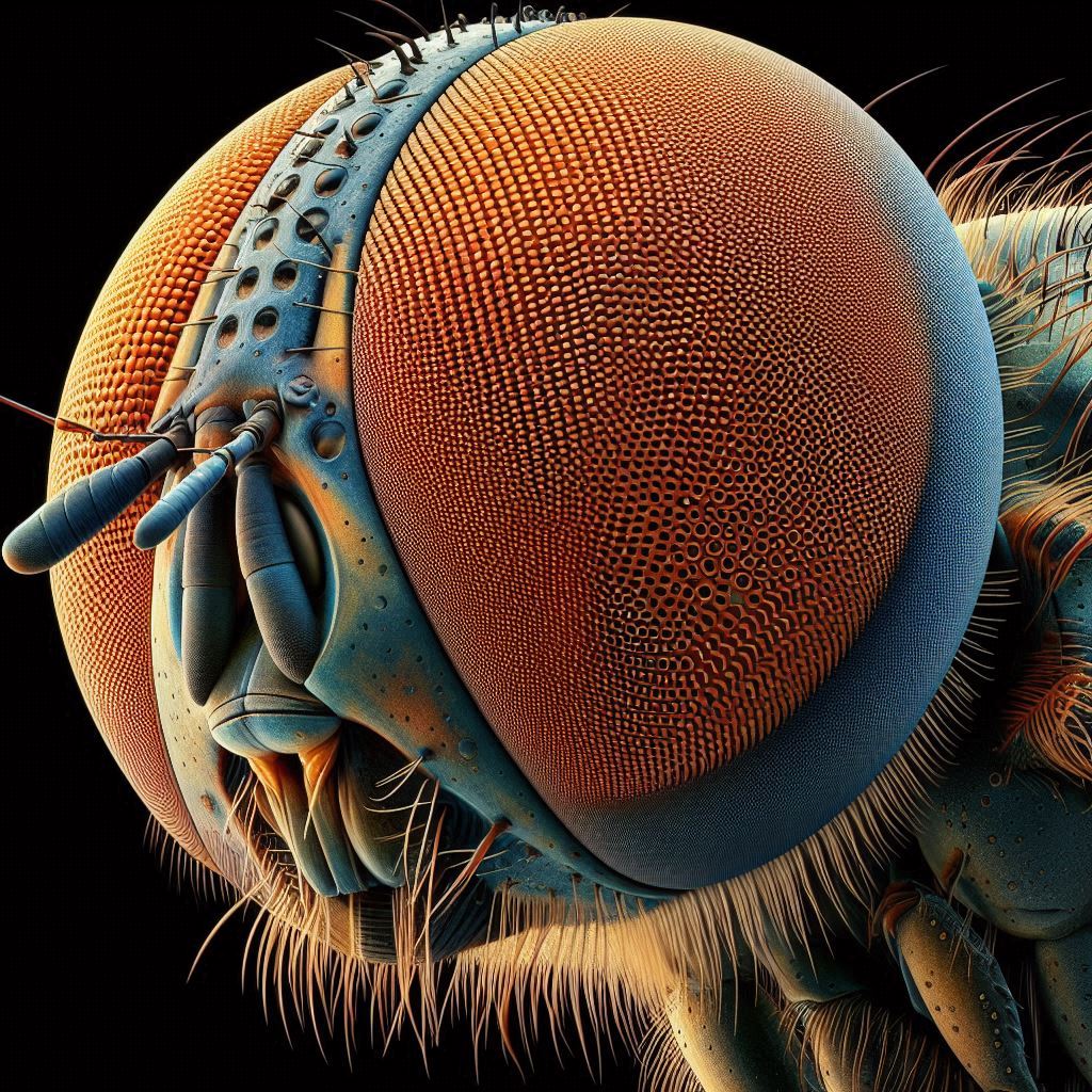 Natural Compound Eyes (Insect Vision)