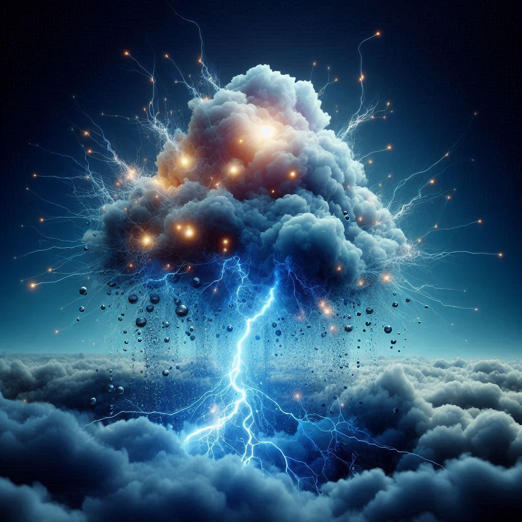 Role of Salts, Electric Charges, and Infrared Laser Pulses in cloud seeding