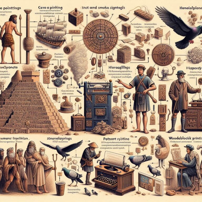 History Of Communication Evolution And Early Systems