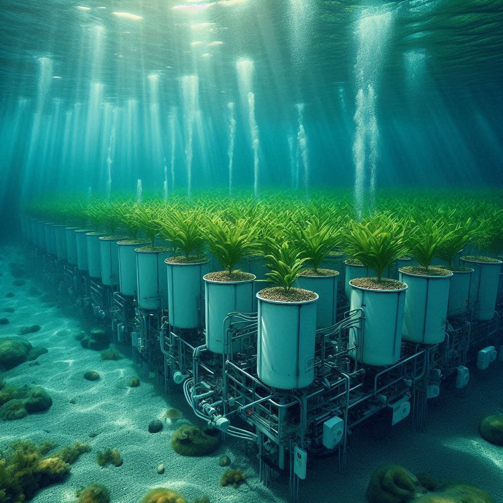 Environmental and Economic Benefits of Vertical Ocean Farms
