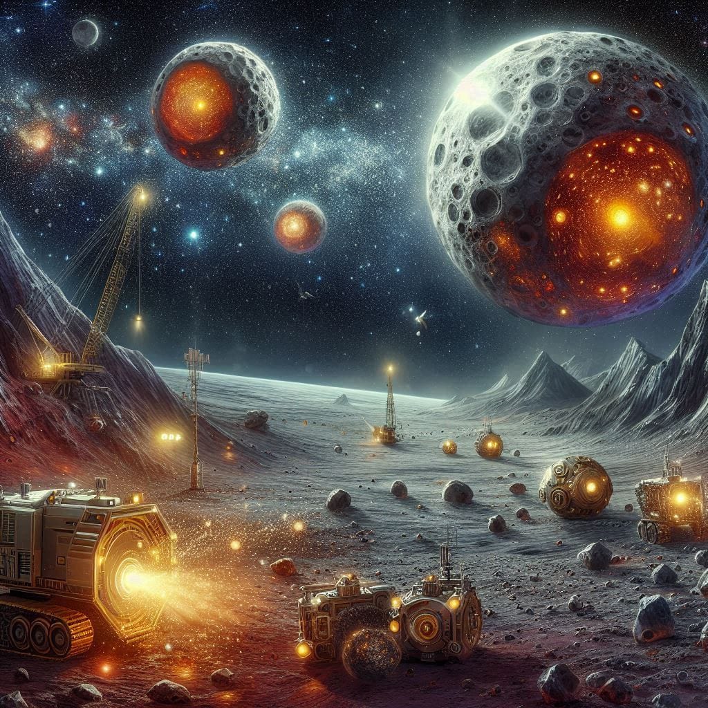 Potential Resources from Space- asteroids, the Moon, and Mars