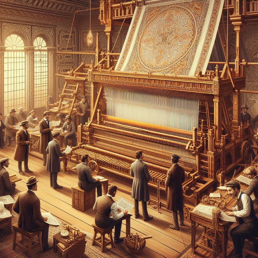 Invention of the Jacquard Loom