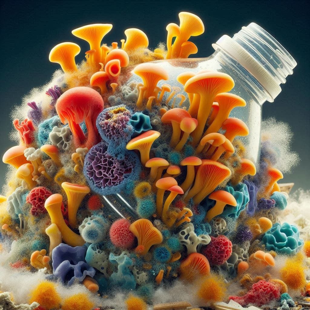 Plastics-Degrading Fungi