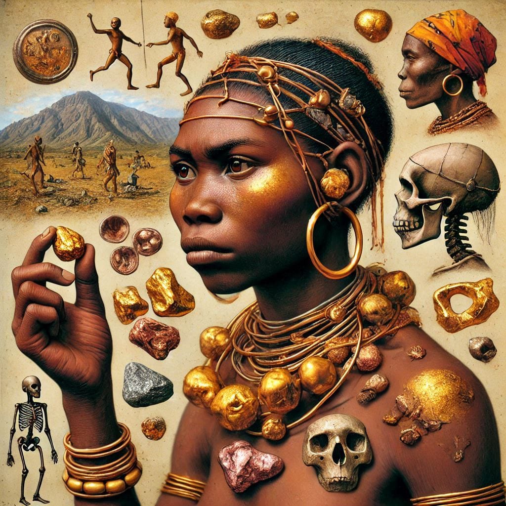Early metals use like gold, silver, and copper