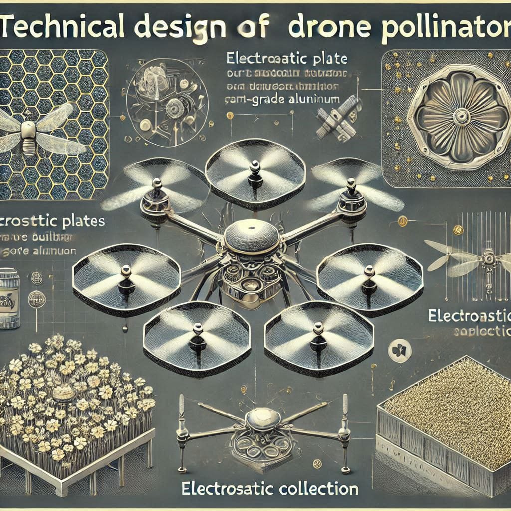 Technical Design of Drone Pollinators