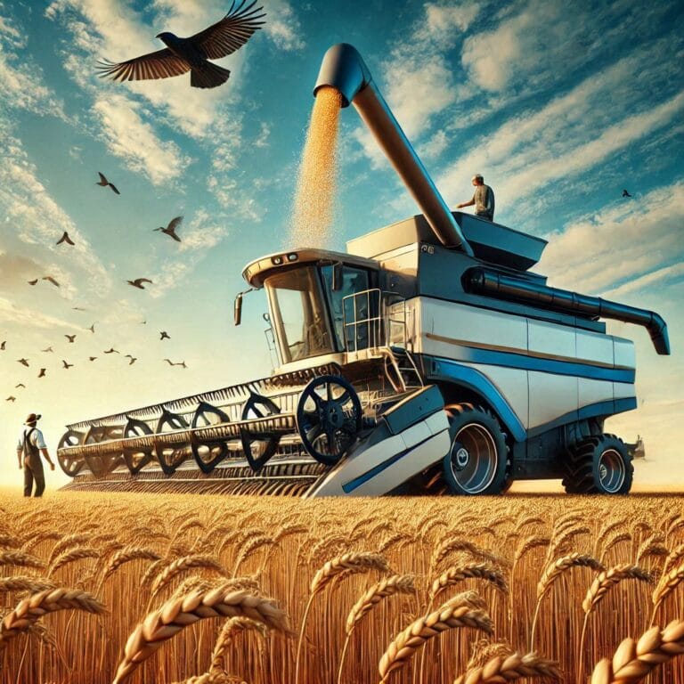 Read more about the article The Threshing Machine – History, Function, and Impact