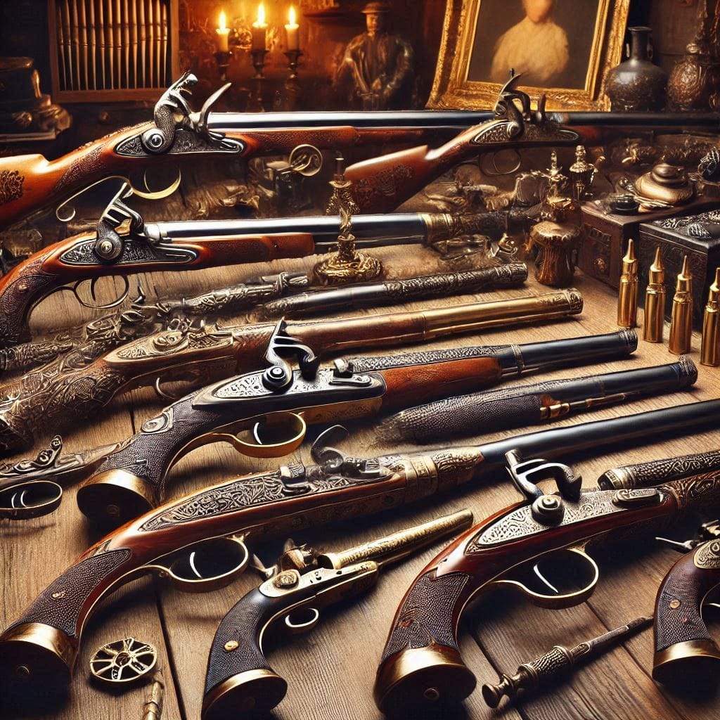 Weaponry Advancements in the Victorian Era older muzzle-loading firearms