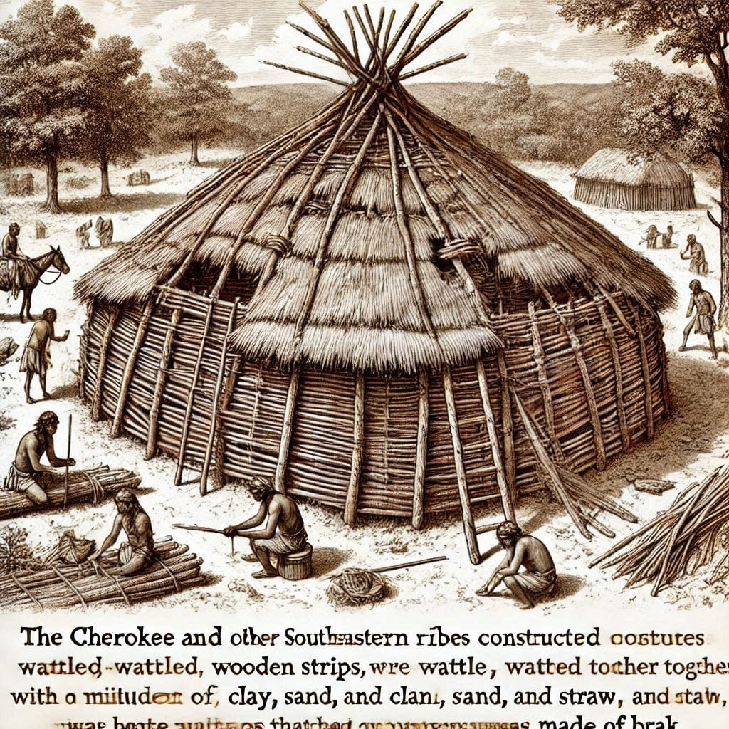 wattle-and-daub technique