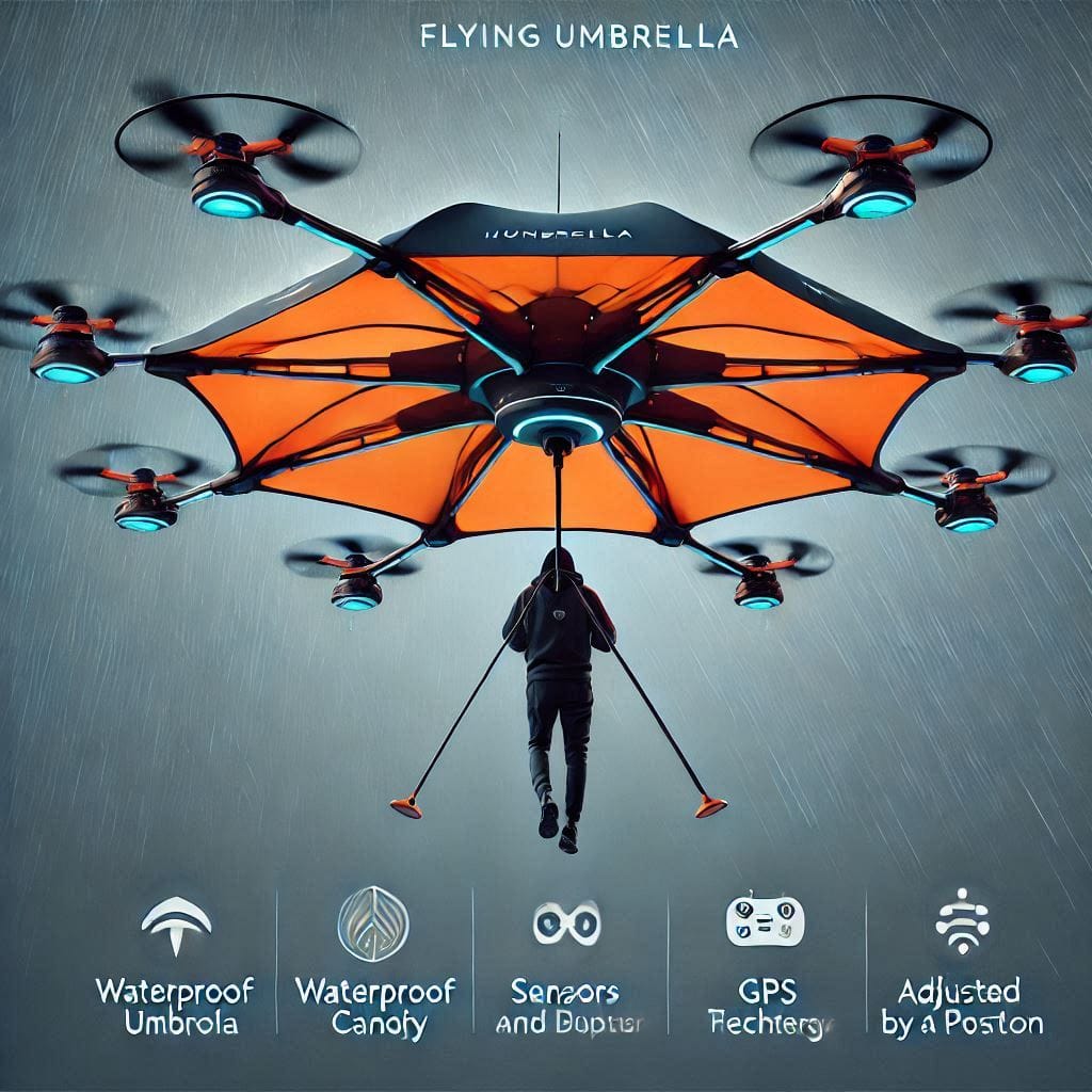 Flying Umbrella