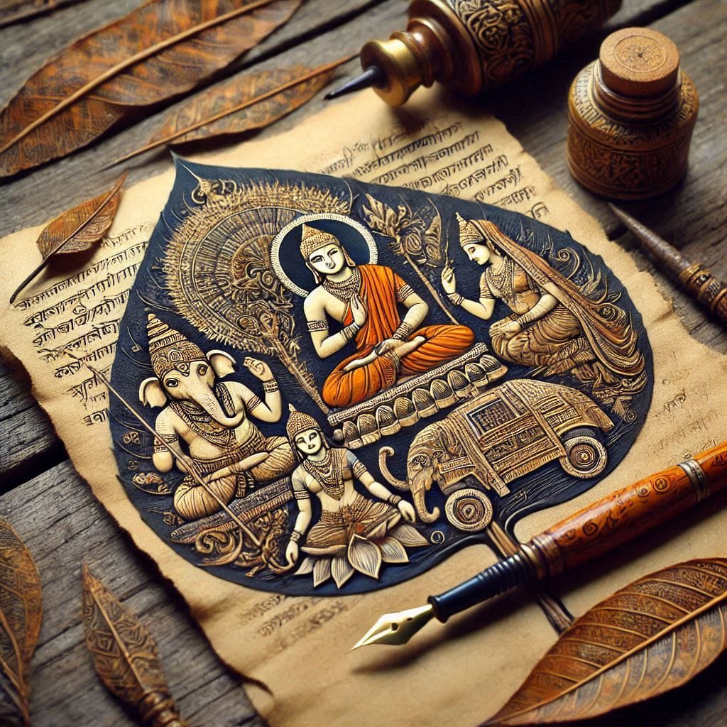 India Styluses and Palm Leaf Manuscripts