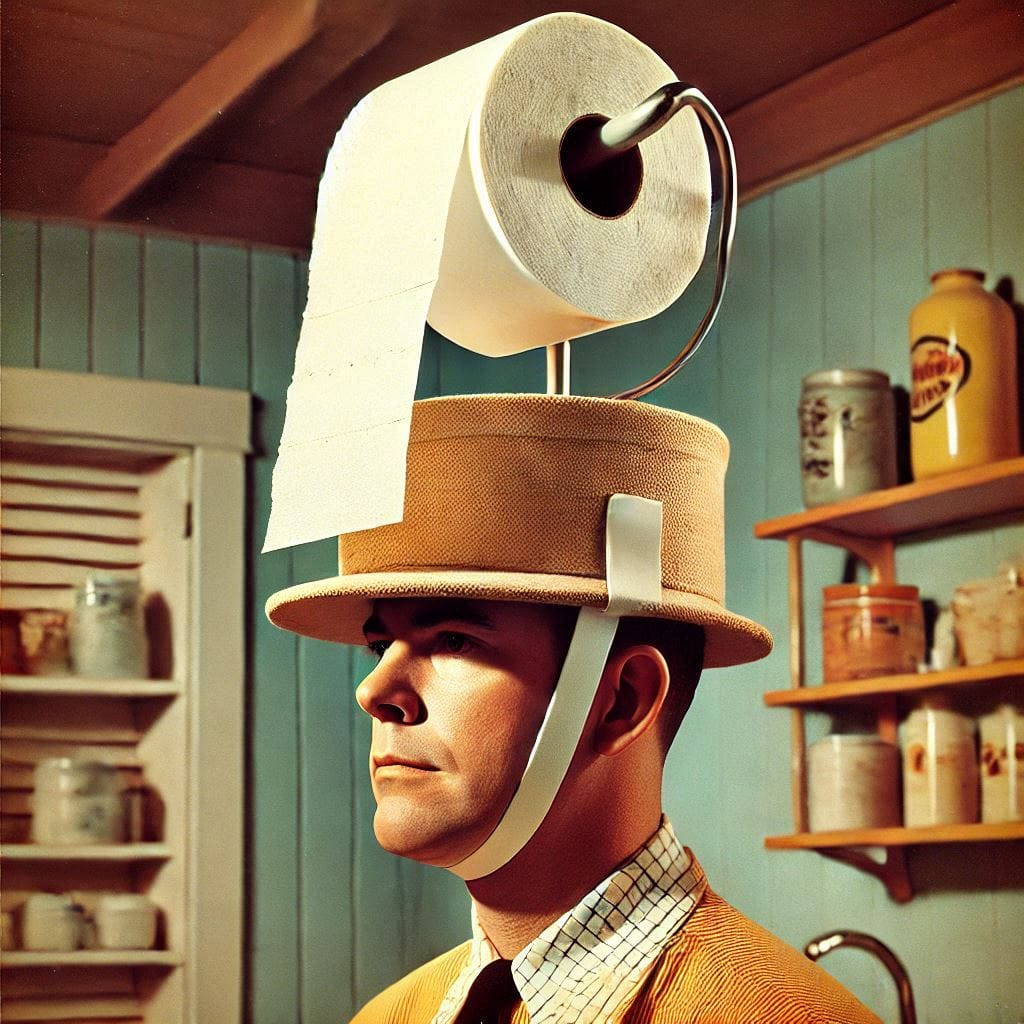 Toilet Paper Roll Hat