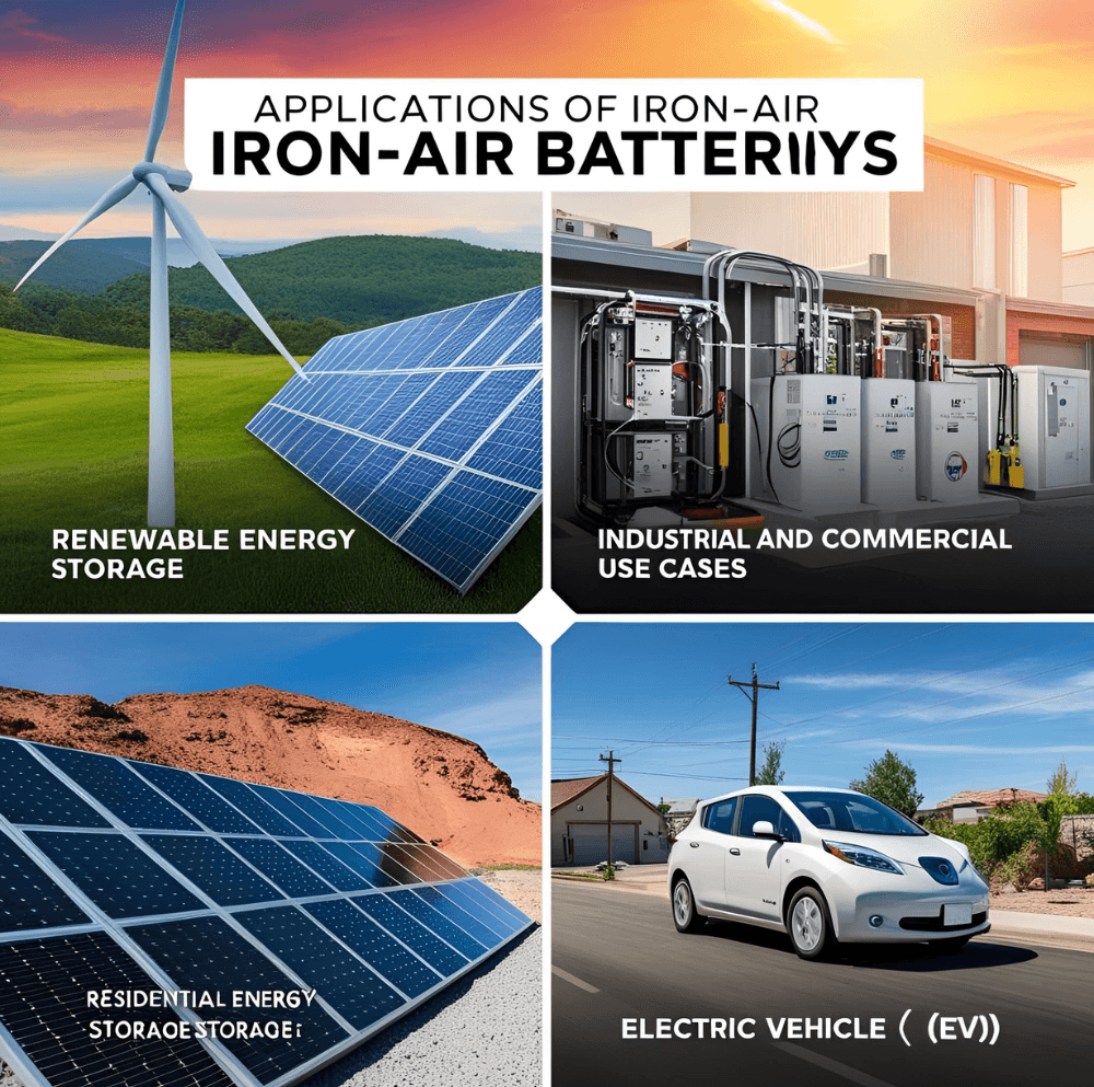 Applications of Iron-Air Batteries