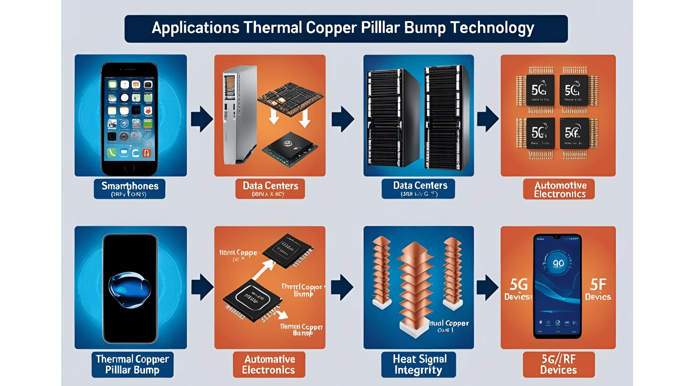 Applications of Thermal Copper Pillar Bump Technology