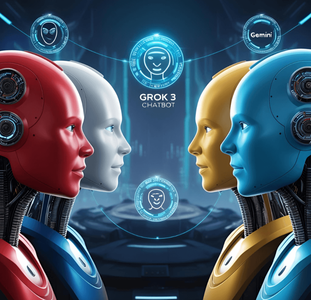 Grok 3's competition with ChatGPT, Gemini, and Claude