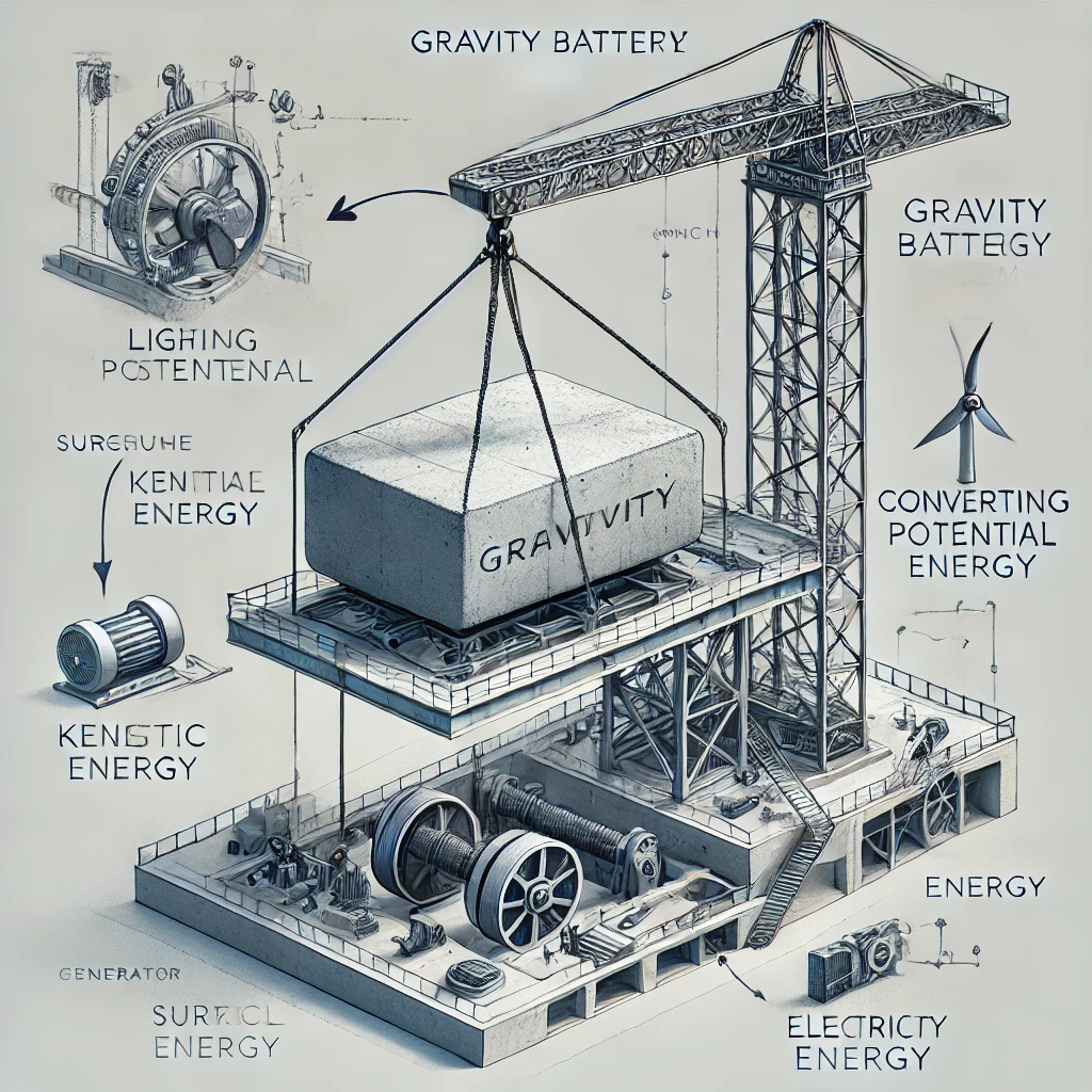 How Gravity Batteries Work