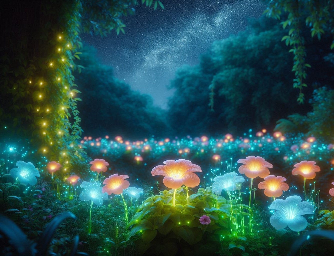 Bioluminescent Plants The Firefly Petunia