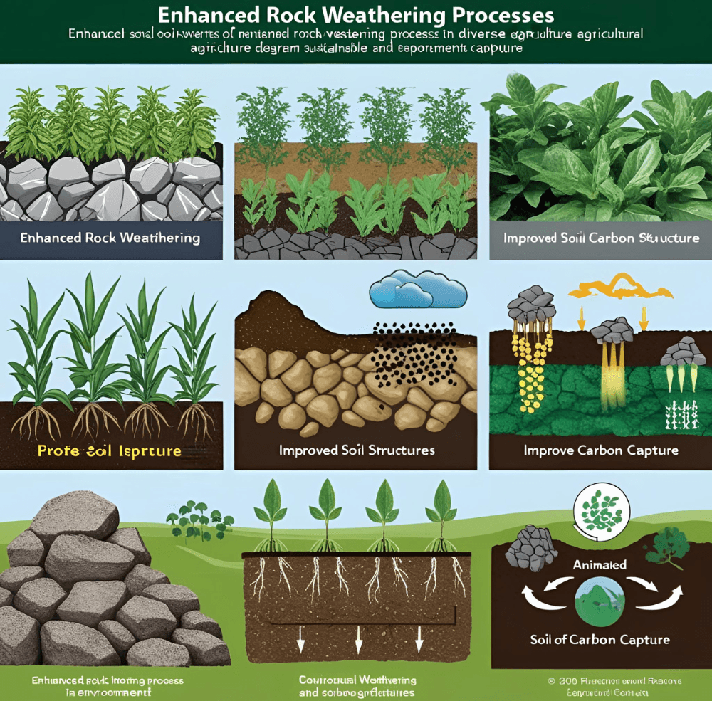 Real-World Applications of Enhanced Rock Weathering- Agriculture & Soil Health
