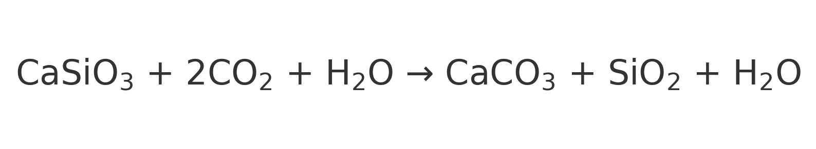 chemical reaction-How Silicate Minerals Capture CO₂