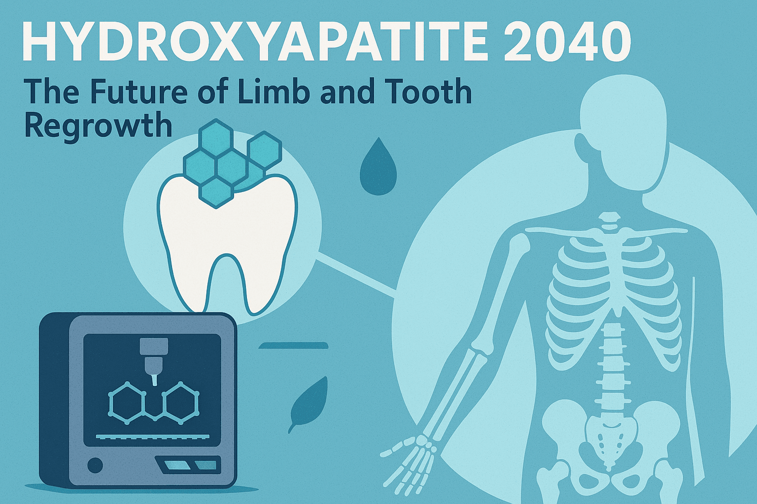 Read more about the article Hydroxyapatite 2040: The Future of Limb and Tooth Regrowth