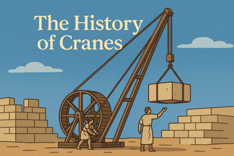 Read more about the article The History of Cranes: 12 Types and Technological Evolution