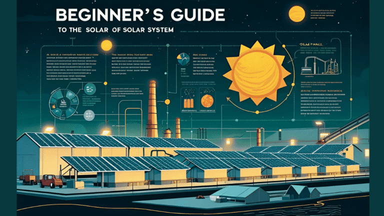 Read more about the article Beginner’s Guide to Solar System for Factories and Industrial Rooftop Installations
