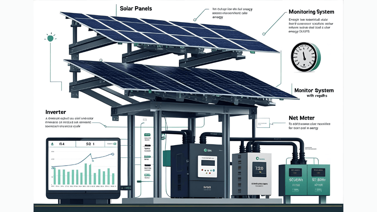 Core Components of an Industrial Solar Setup
