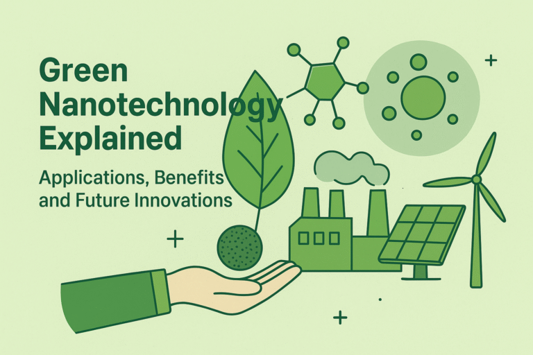Read more about the article Green Nanotechnology Explained: Applications, Benefits, and Future Innovations